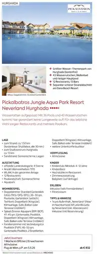 Billa Reisen Pickalbatros Jungle Aqua Park Resort Neverland Hurghada Angebot