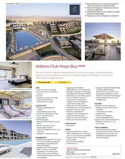 Billa Reisen Aldiana club naga bay Angebot