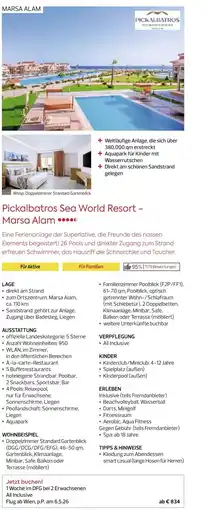 Billa Reisen Pickalbatros Sea World Resort - Marsa Alam Angebot