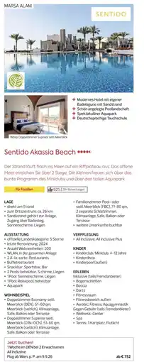 Billa Reisen Sentido Akassia Beach Angebot