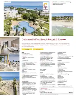 Billa Reisen Calimera Delfino Beach Resort & Spa Angebot