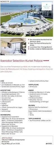 Billa Reisen Iberostar Selection Kuriat Palace Angebot
