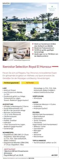 Billa Reisen Iberostar Selection Royal El Mansour Angebot