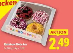 Lidl Rainbow Dots 4er Angebot