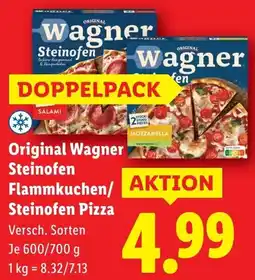 Lidl Original Wagner Steinofen Flammkuchen/ Steinofen Pizza Angebot