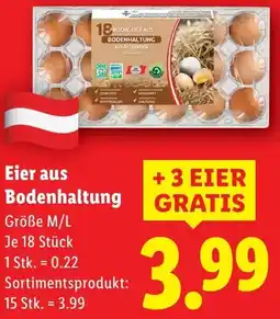 Lidl Eier aus Bodenhaltung Angebot