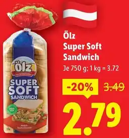 Lidl Ölz Super Soft Sandwich Angebot
