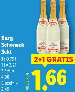 Lidl Burg Schöneck Sekt Angebot