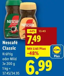 Lidl Nescafé Classic Angebot