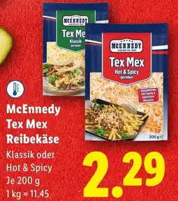 Lidl McEnnedy Tex Mex Reibekäse Angebot