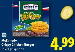 Lidl McEnnedy Crispy Chicken Burger Angebot