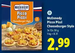 Lidl McEnnedy Picco Pizzi Cheeseburger Style Angebot