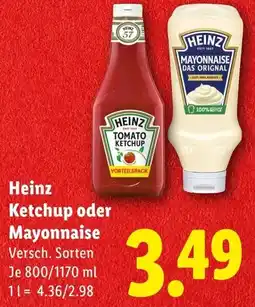 Lidl Ketchup oder Mayonnaise Angebot