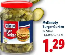 Lidl McEnnedy Burger Gurken Angebot