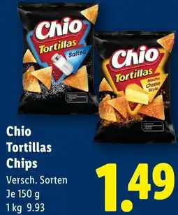 Lidl Chio Tortillas Chips Angebot