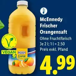 Lidl McEnnedy Frischer Orangensaft Angebot
