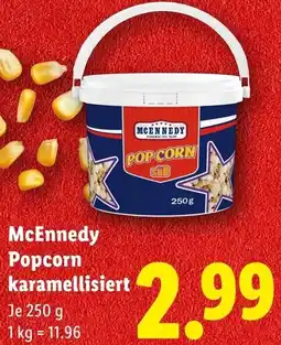 Lidl McEnnedy Popcorn karamellisiert Angebot