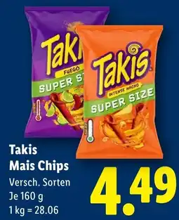 Lidl Takis Mais Chips Angebot