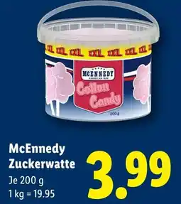 Lidl McEnnedy Zuckerwatte Angebot