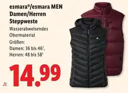 Lidl Damen/Herren Steppweste Angebot