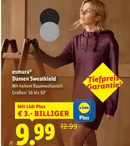 Lidl Damen Sweatkleid Angebot
