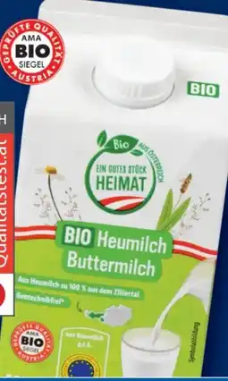 Lidl Ein Gutes Stück Heimat Bio-Heumilch Buttermilch Angebot