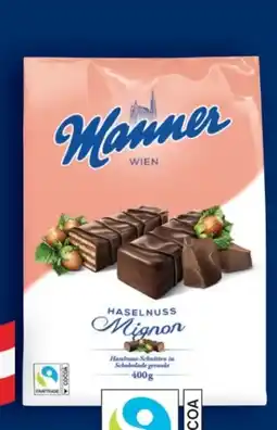 Lidl Manner Haselnuss-Mignon Angebot