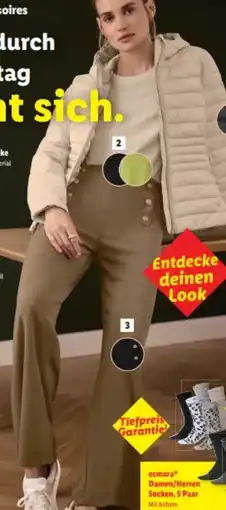 Lidl Esmara Damen Wide Leg Hose Angebot