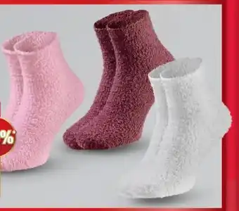 Woolworth Damen Flauschsocken Angebot