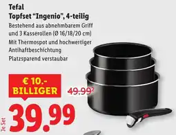 Lidl Tefal Topfset “Ingenio”, 4-teilig Angebot