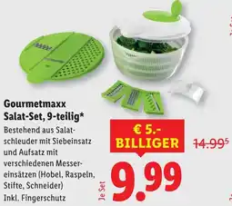 Lidl Gourmetmaxx Salat-Set, 9-teilig Angebot