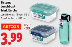 Lidl Sistema Lunchbox/ Trinkflasche Angebot