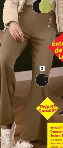 Lidl esmara Damen Wide-Leg Hose Angebot