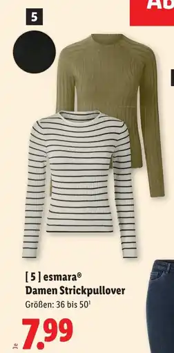 Lidl esmara Damen Strickpullover Angebot