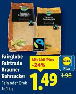 Lidl Fairglobe Fairtrade Brauner Rohrzucker Angebot
