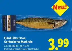 Lidl Fjørd Fiskursson Geräucherte Markrele Angebot