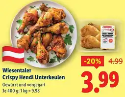 Lidl Wiesentaler Crispy Hendl Unterkeulen Angebot