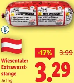 Lidl Wiesentaler Extrawurst stange Angebot