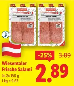 Lidl Wiesentaler Frische Salami Angebot