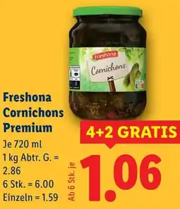 Lidl Freshona Cornichons Premium Angebot
