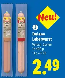 Lidl Dulano Leberwurst Angebot