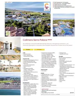 Billa Reisen Calimera Serra Palace Angebot