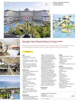 Billa Reisen Seaden Sea Planet Resort & Spa Angebot