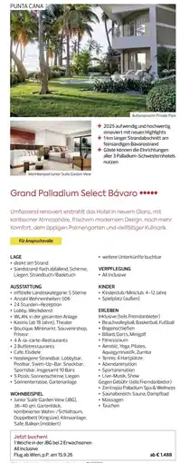 Billa Reisen Grand Palladium Select Bávaro Angebot