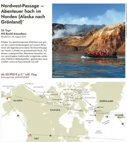 ruefa Nordwest-Passage Abenteuer hoch im Norden (Alaska nach Grönland) Angebot
