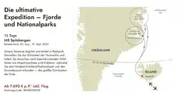 ruefa Die ultimativ expedition - fjorde und nationalparks Angebot
