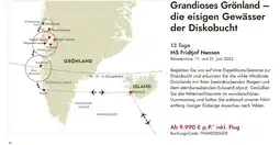 ruefa Grandioses Grönland-die eisigen Gewässer der Diskobucht Angebot