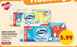 PENNY Zewa comfort toilettenpapier Angebot