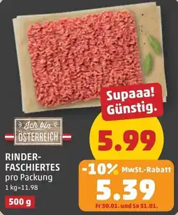 PENNY Rinder- faschiertes Angebot