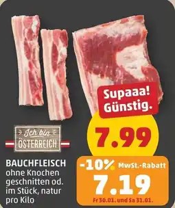 PENNY Bauchfleisch Angebot